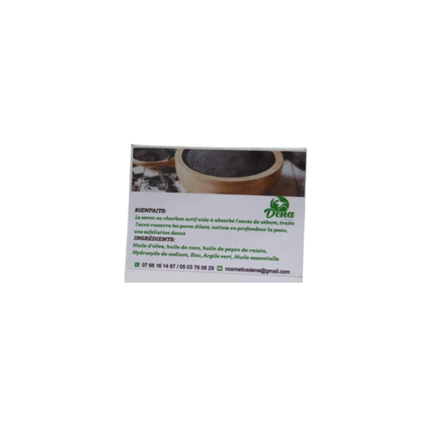 Savon charbon actif